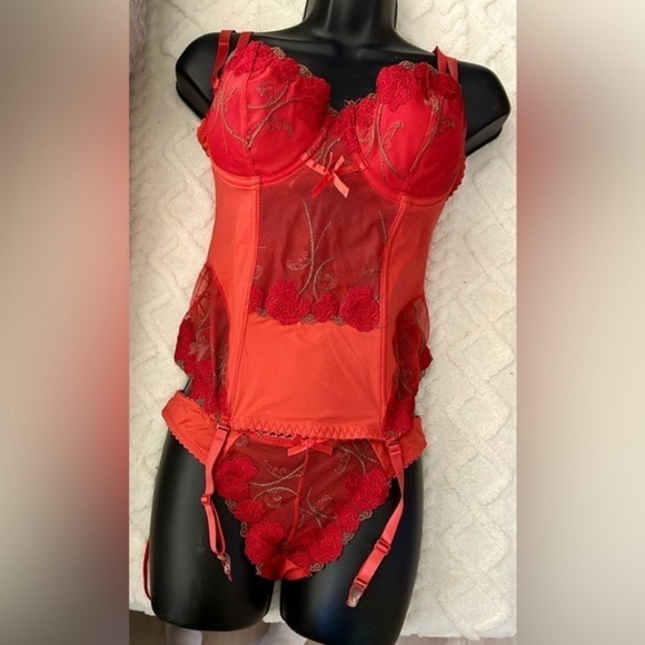 Donna L’oren Matching Corset with Garter and panties set. - Picture 1 of 12
